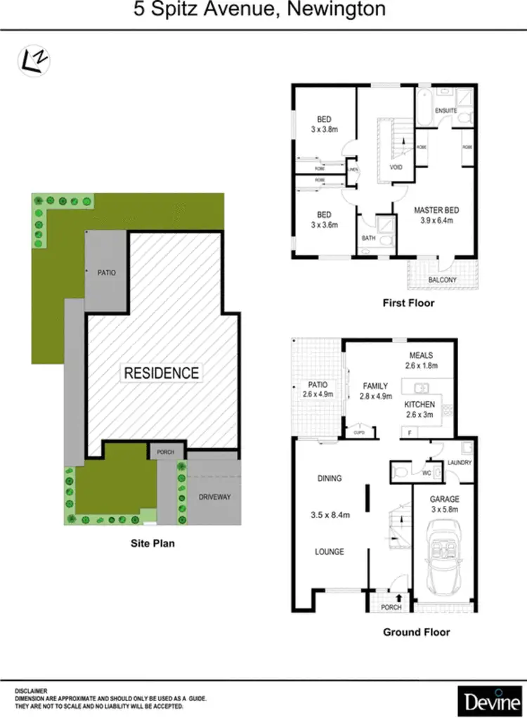 Floorplan of Homely house listing, 5 Spitz Avenue, Newington NSW 2127