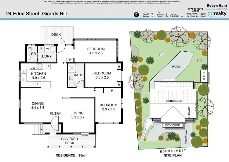 Floorplan of Homely house listing, 24 Eden Street, Girards Hill NSW 2480