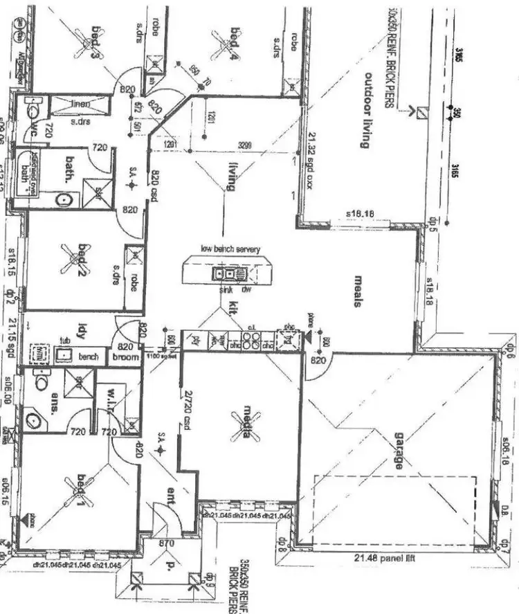 Floorplan of Homely house listing, 35 Skewis Street, Chinchilla QLD 4413