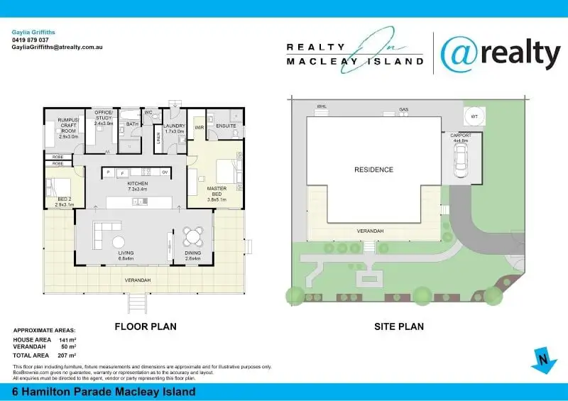 Floorplan of Homely house listing, 6 Hamilton Parade, Macleay Island QLD 4184