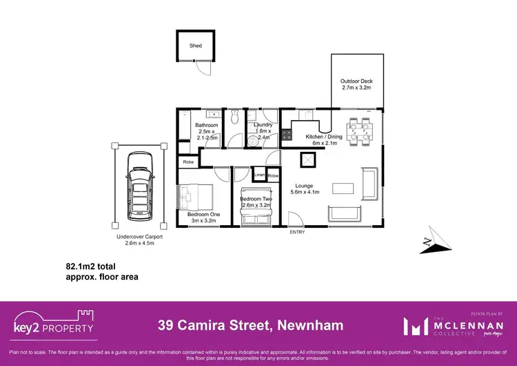 Floorplan of Homely house listing, 39 Camira Street, Newnham TAS 7248