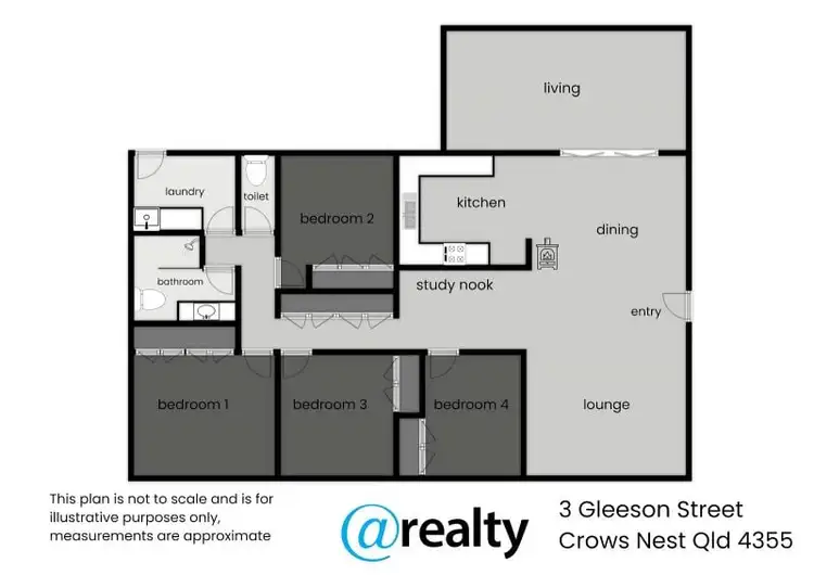 Floorplan of Homely house listing, 3 Gleeson Street, Crows Nest QLD 4355