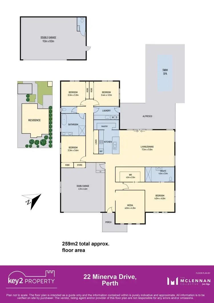 Floorplan of Homely house listing, 22 Minerva Drive, Perth TAS 7300