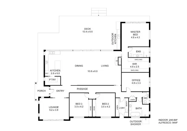 Floorplan of Homely house listing, 11 Loveshack Route, Streaky Bay SA 5680