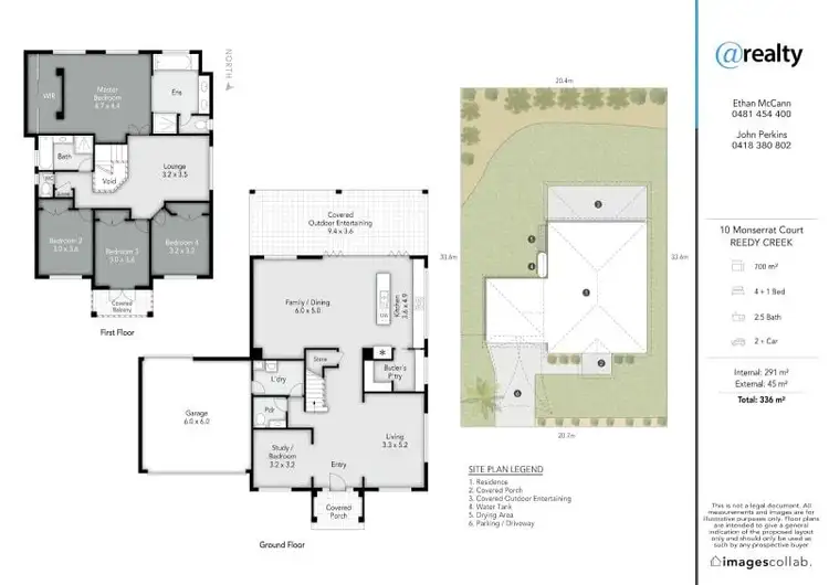Floorplan of Homely house listing, 10 Monserrat Court, Reedy Creek QLD 4227