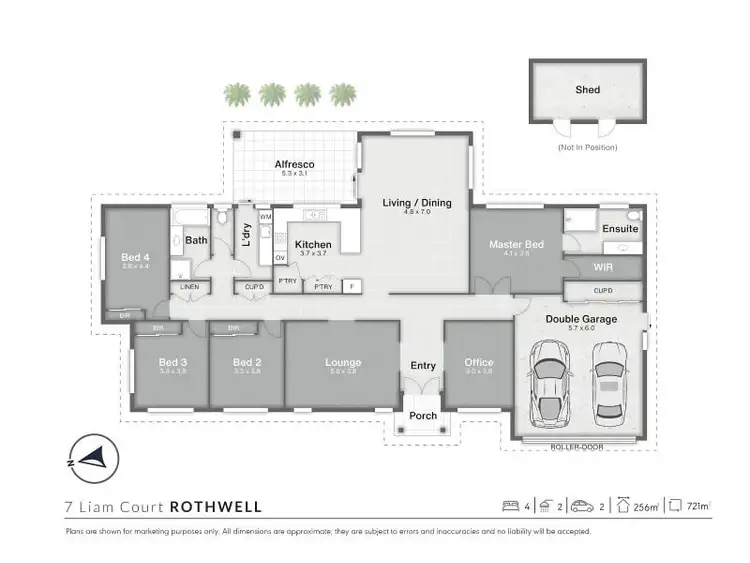 Floorplan of Homely house listing, 7 Liam Court, Rothwell QLD 4022