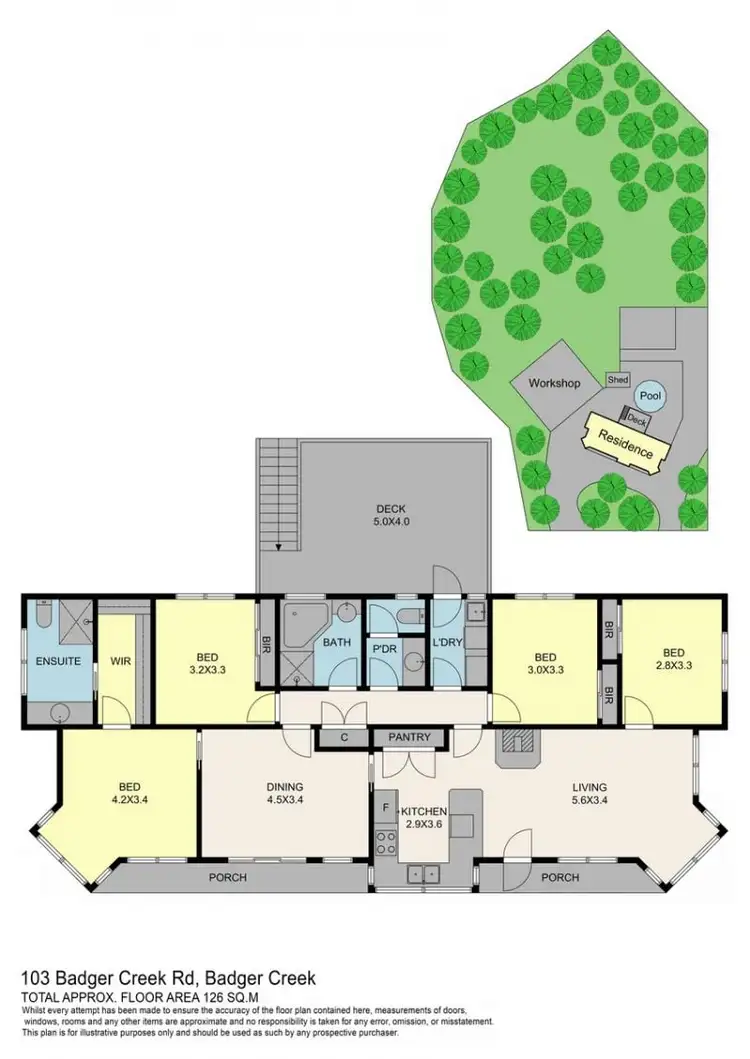 Floorplan of Homely house listing, 103 Badger Creek Road, Badger Creek VIC 3777