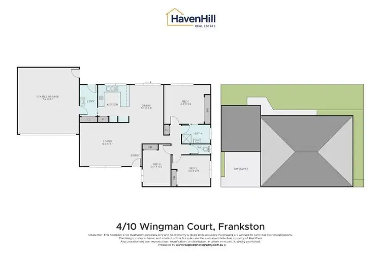 Floorplan of Homely unit listing, 4/10 Wingham Court, Frankston VIC 3199