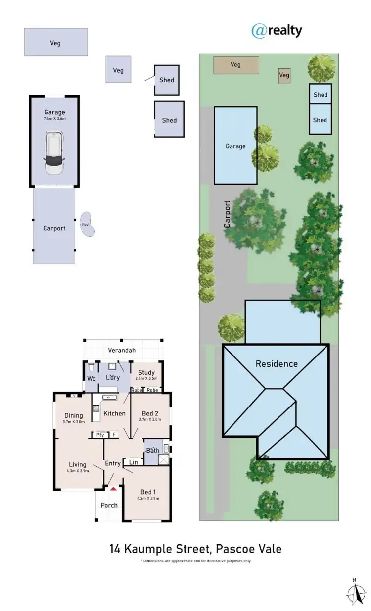 Floorplan of Homely house listing, 14 Kaumple Street, Pascoe Vale VIC 3044