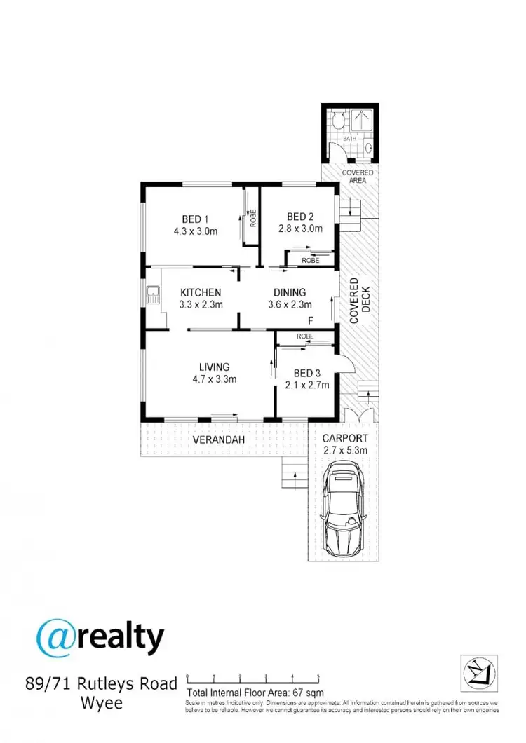 Floorplan of Homely villa listing, 89/71 Ruttleys Road, Wyee Point NSW 2259