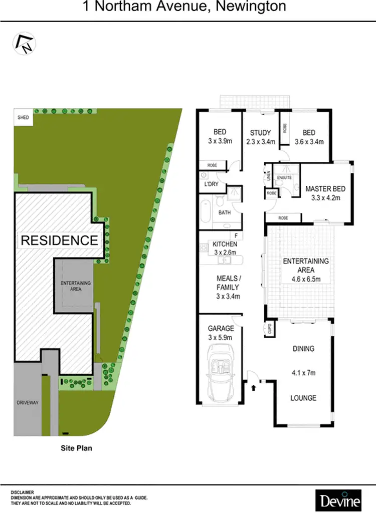 Floorplan of Homely house listing, 1 Northam Avenue, Newington NSW 2127