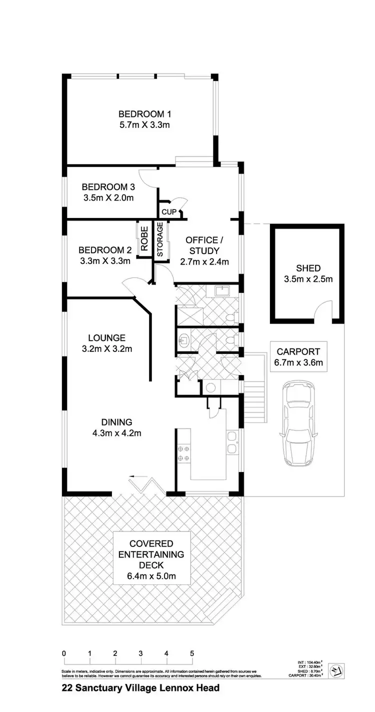 Floorplan of Homely house listing, 22/502 Ross Lane, Lennox Head NSW 2478