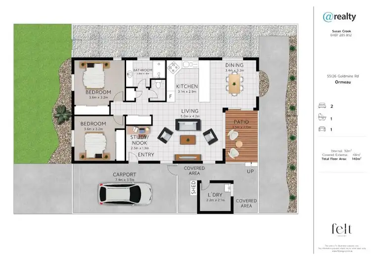 Floorplan of Homely house listing, 55/26 Goldmine Road, Ormeau QLD 4208