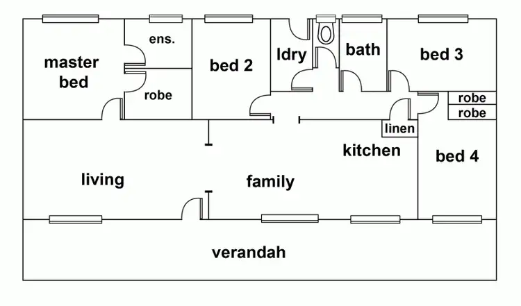 Floorplan of Homely house listing, 30 Ey Road, Dimboola VIC 3414