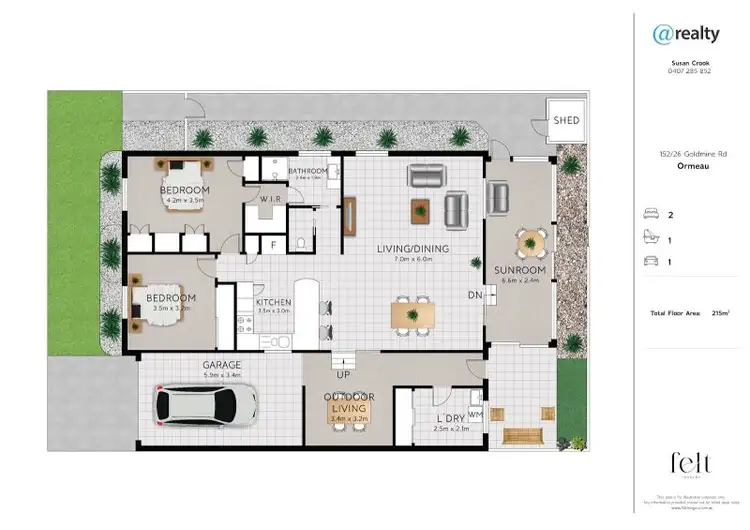Floorplan of Homely house listing, 152/26 Goldmine Road, Ormeau QLD 4208