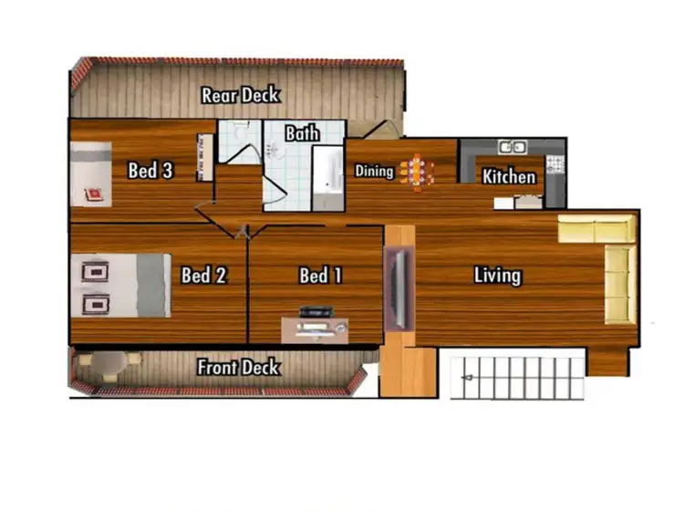 Floorplan of Homely house listing, 12 Leyton Street, Birkdale QLD 4159