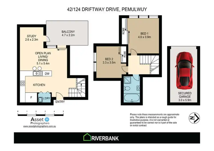Floorplan of Homely unit listing, 42/124 Driftway Drive, Pemulwuy NSW 2145
