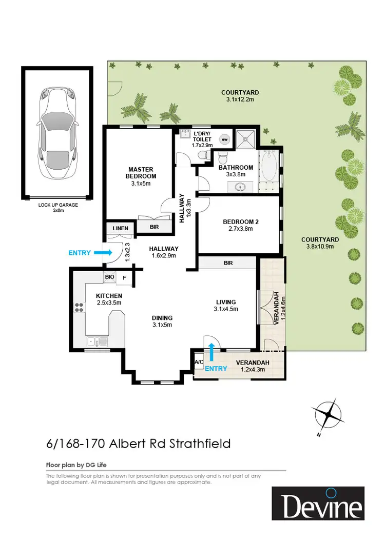Floorplan of Homely apartment listing, 6/168-172 Albert Road, Strathfield NSW 2135