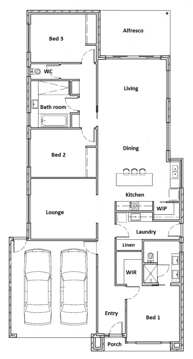 Floorplan of Homely house listing, 207 Fischer St, Torquay VIC 3228