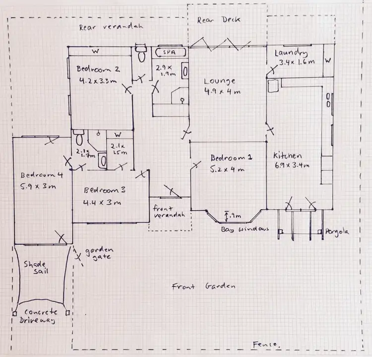 Floorplan of Homely house listing, 8 Hale Avenue, Hawthorn SA 5062