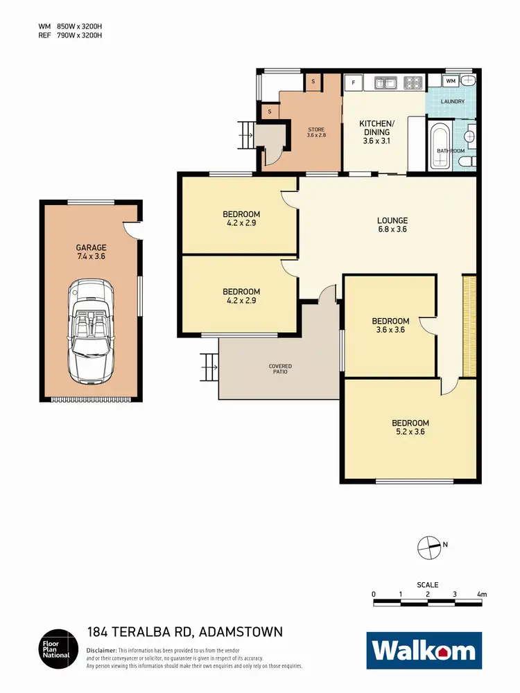 Floorplan of Homely house listing, 184 Teralba Road, Adamstown NSW 2289