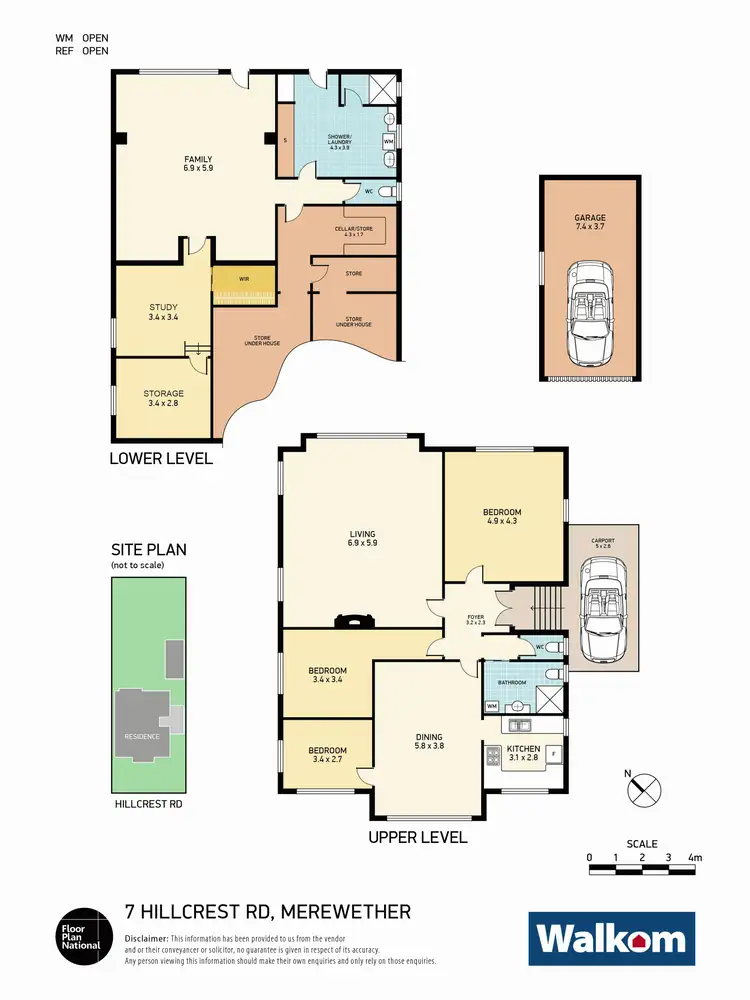 Floorplan of Homely house listing, 7 Hillcrest Road, Merewether NSW 2291