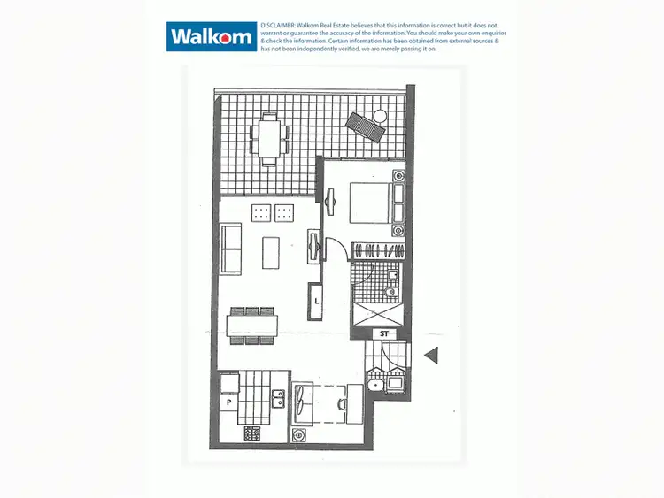 Floorplan of Homely apartment listing, 5/7 King Street, Newcastle NSW 2300