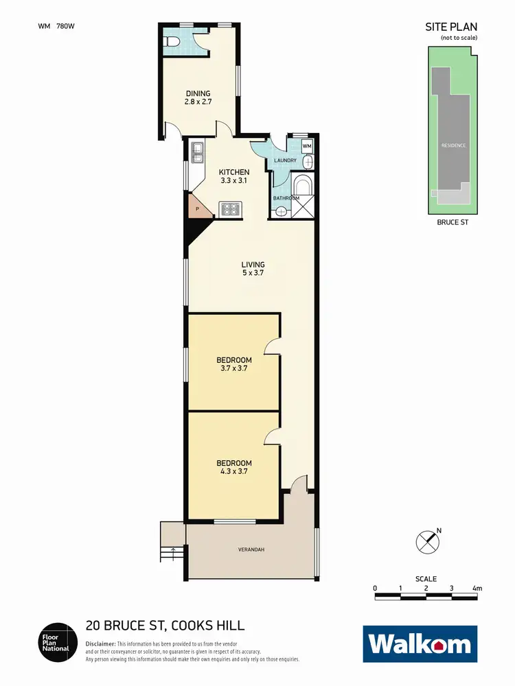 Floorplan of Homely house listing, 20 Bruce Street, Cooks Hill NSW 2300