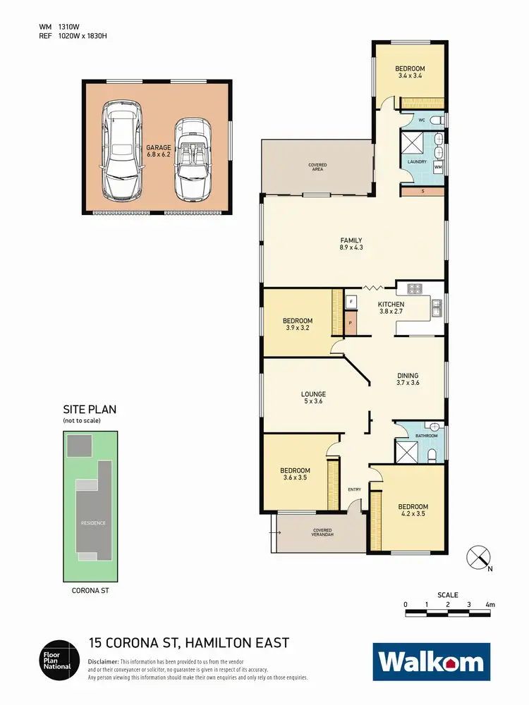Floorplan of Homely house listing, 15 Corona Street, Hamilton East NSW 2303