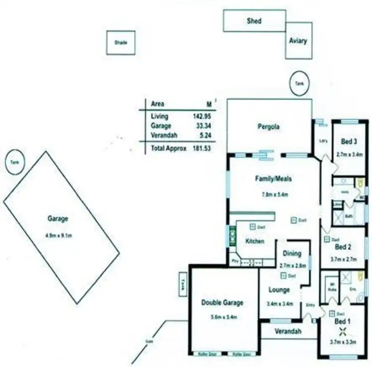 Floorplan of Homely house listing, 20 Eucalypt Circuit, Blakeview SA 5114