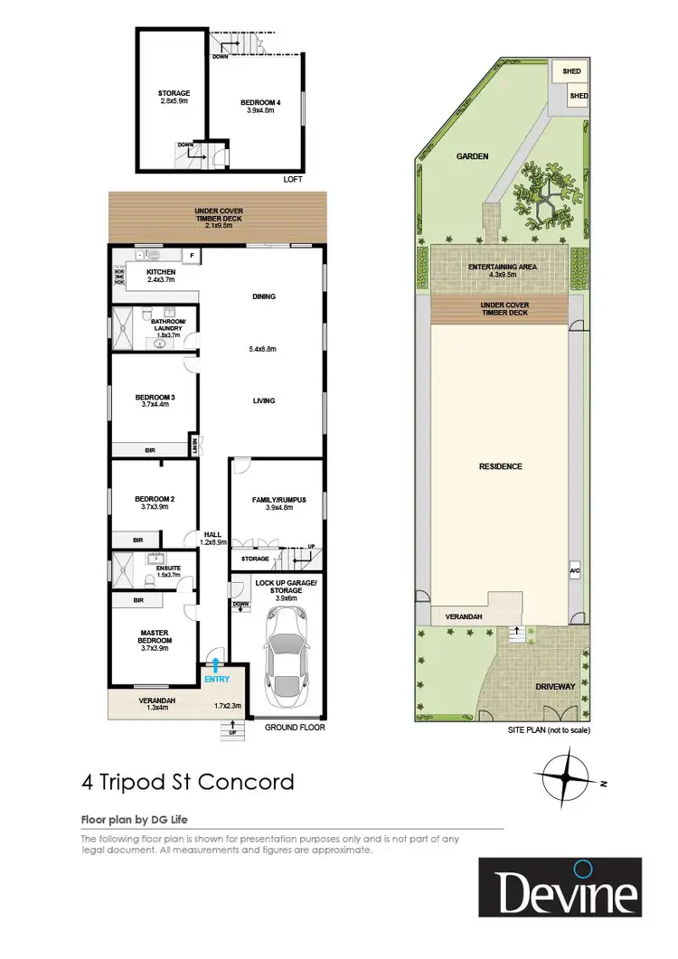 Floorplan of Homely house listing, 4 Tripod Street, Concord NSW 2137