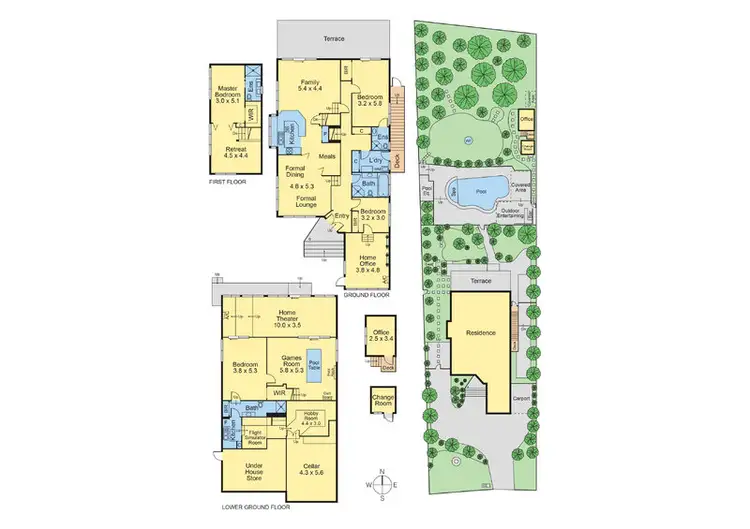 Floorplan of Homely house listing, 32 Ridgeview Street, Eltham VIC 3095