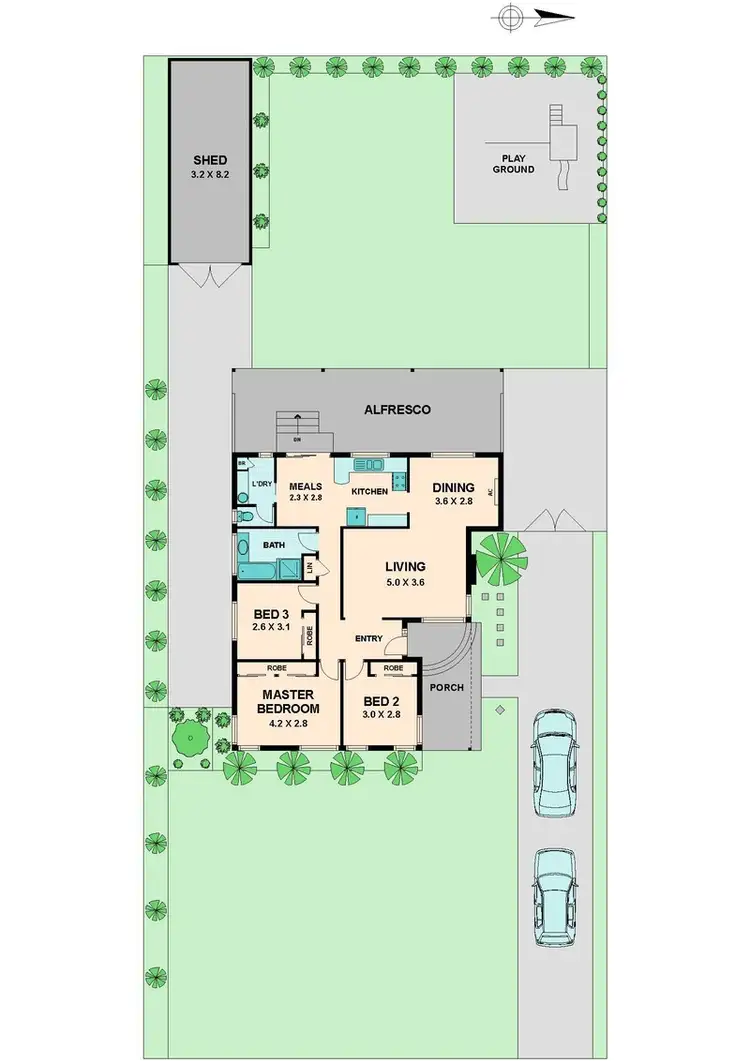 Floorplan of Homely house listing, 147 RAGLAN STREET, Wallan VIC 3756