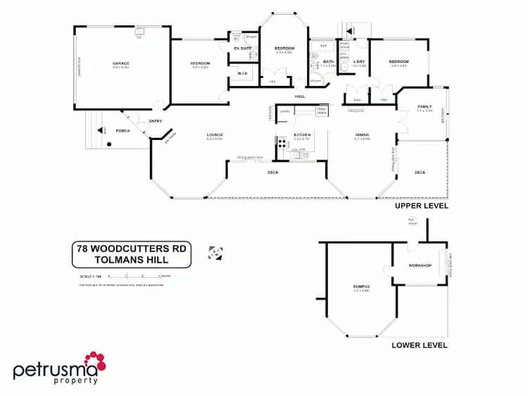 Floorplan of Homely house listing, 78 Woodcutters Road, Tolmans Hill TAS 7007