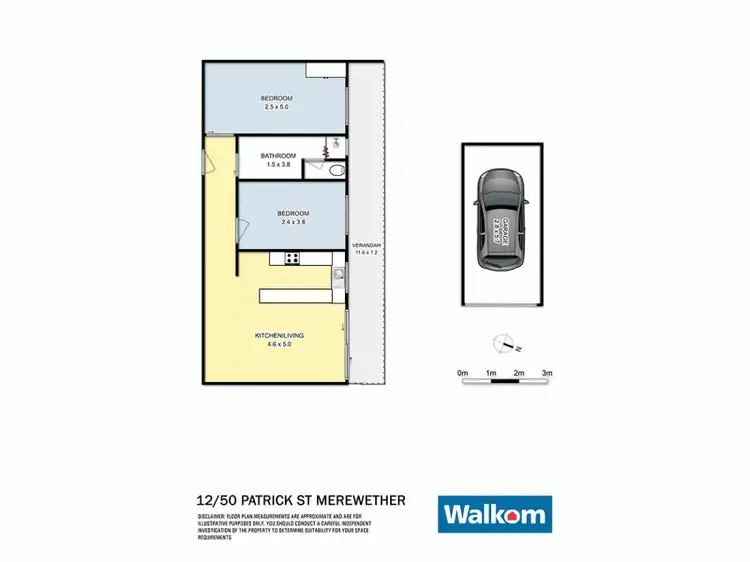 Floorplan of Homely apartment listing, 12/50 Patrick Street, Merewether NSW 2291