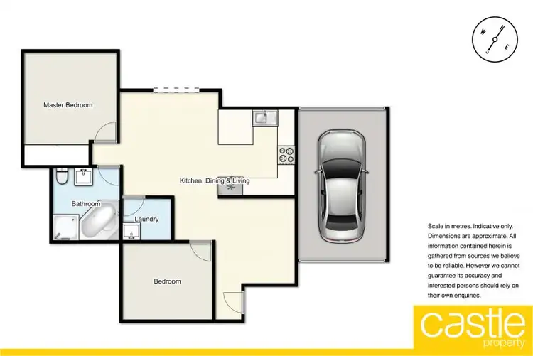 Floorplan of Homely villa listing, 1/8 Prince St, Waratah NSW 2298