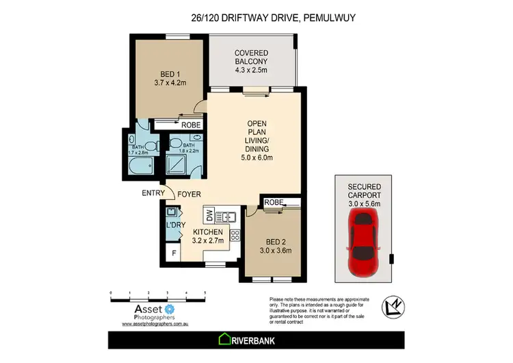 Floorplan of Homely apartment listing, 26/120 Driftway Dr, Pemulwuy NSW 2145