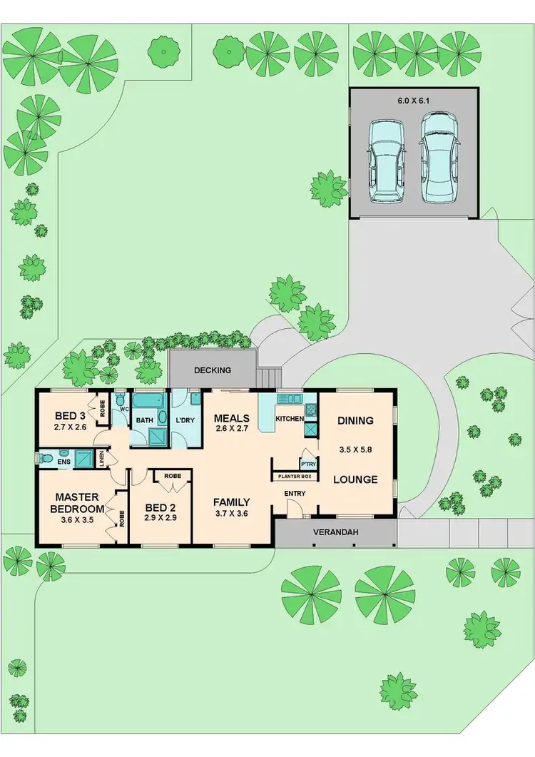 Floorplan of Homely house listing, 39 QUEEN STREET, Wallan VIC 3756