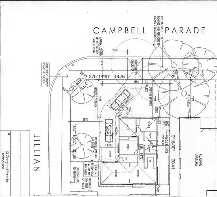 Floorplan of Homely house listing, 13 Campbell Parade, Cranbourne VIC 3977