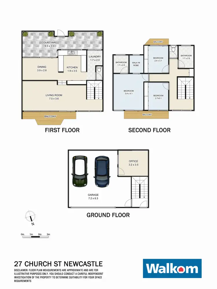 Floorplan of Homely townhouse listing, 27 Church Street, Newcastle NSW 2300