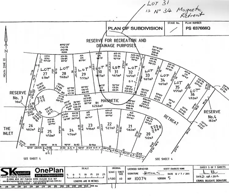 Floorplan of Homely land listing, 34 Magnetic Retreat, Paynesville VIC 3880