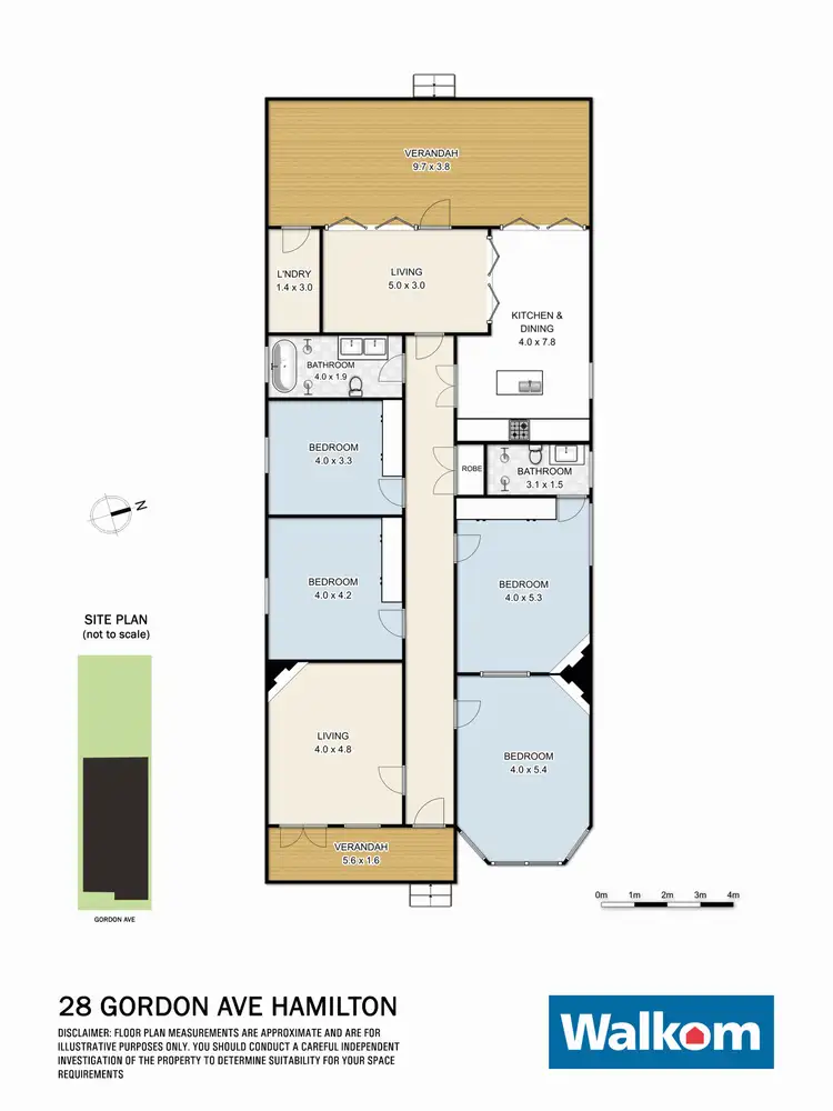 Floorplan of Homely house listing, 28 Gordon Avenue, Hamilton NSW 2303