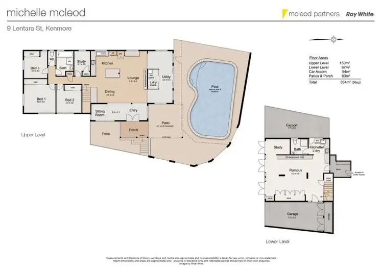 Floorplan of Homely house listing, 9 Lentara Street, Kenmore QLD 4069