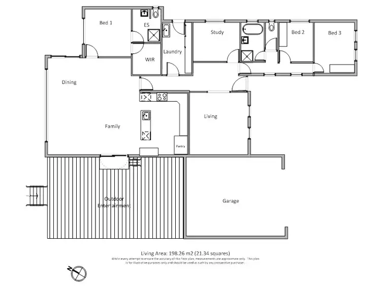 Floorplan of Homely house listing, 4 Driver Place, West Wodonga VIC 3690