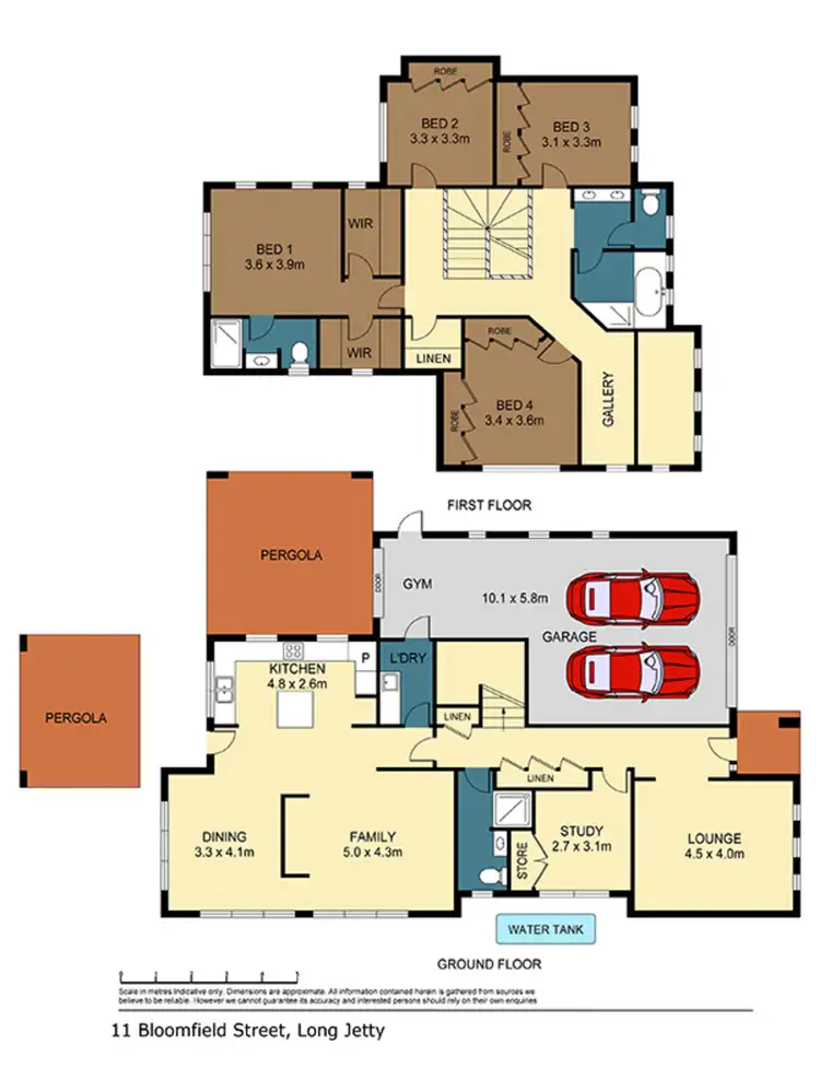 Floorplan of Homely house listing, 11 Bloomfield St, Long Jetty NSW 2261