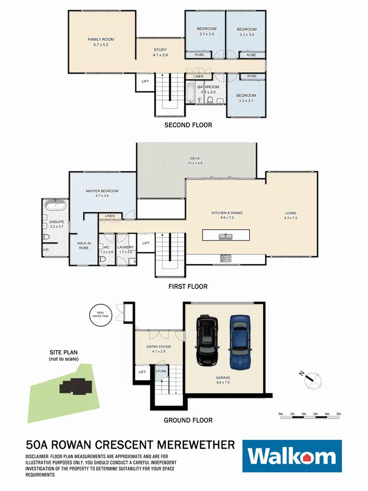 Floorplan of Homely house listing, 50A Rowan Crescent, Merewether NSW 2291
