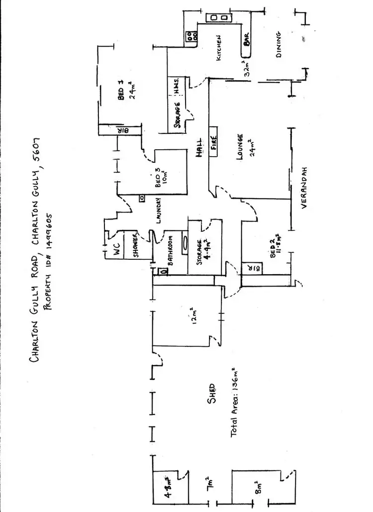 Floorplan of Homely rural property listing, 905 Charlton Gully Road, Charlton Gully SA 5607