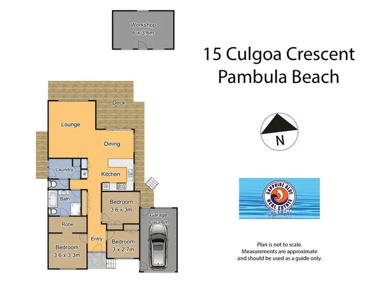 Floorplan of Homely house listing, 15 Culgoa Crescent, Pambula Beach NSW 2549