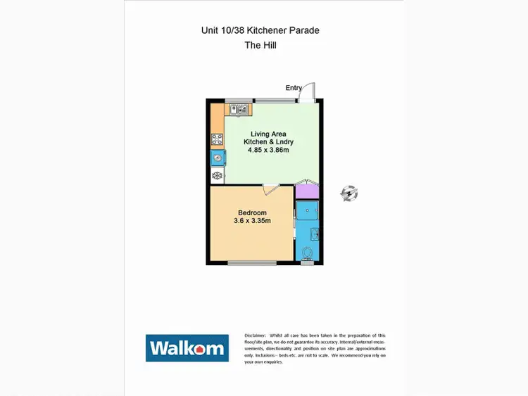 Floorplan of Homely apartment listing, 10/36 Kitchener Parade, Newcastle NSW 2300