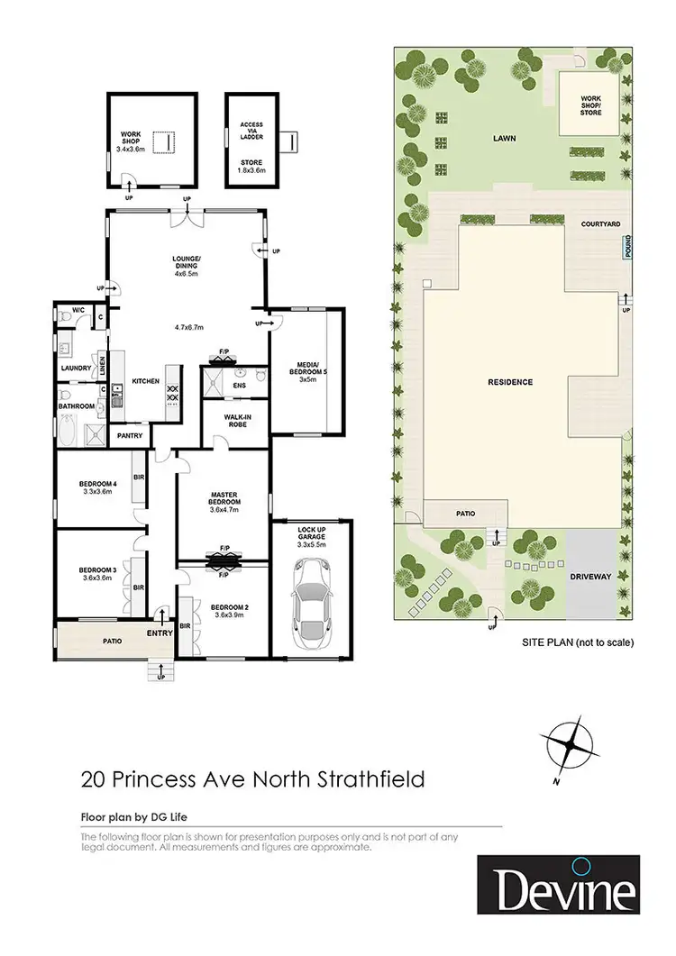 Floorplan of Homely house listing, 20 Princess Avenue, North Strathfield NSW 2137